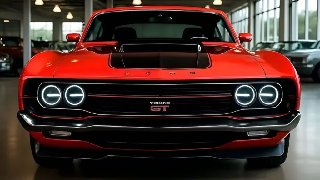 Ford Torino GT Regresa con Potencia V8 Supercargada y Tecnología de Rendimiento Moderna